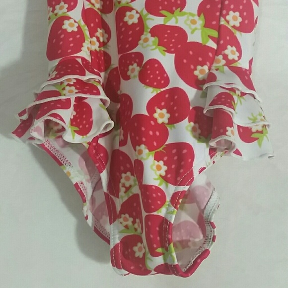 Penelope Mack Strawberry Ruffle One Piece - Picture 5 of 8